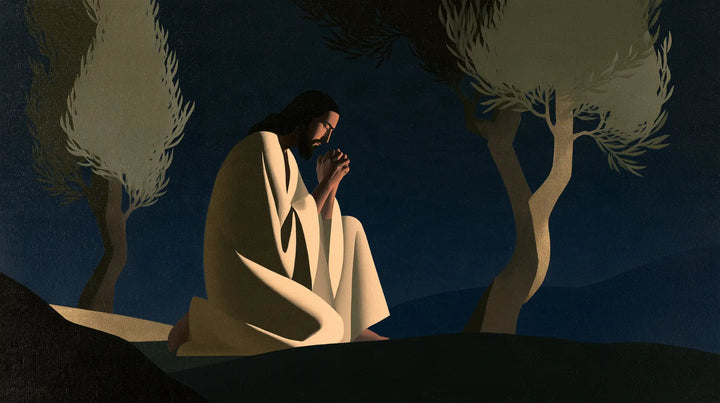 Jesus in Gethsemane — The Pale Olive Trees of the Vigil