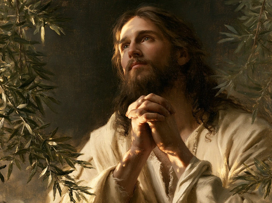 Jesus in Gethsemane — Prayer at the Luminous Collar