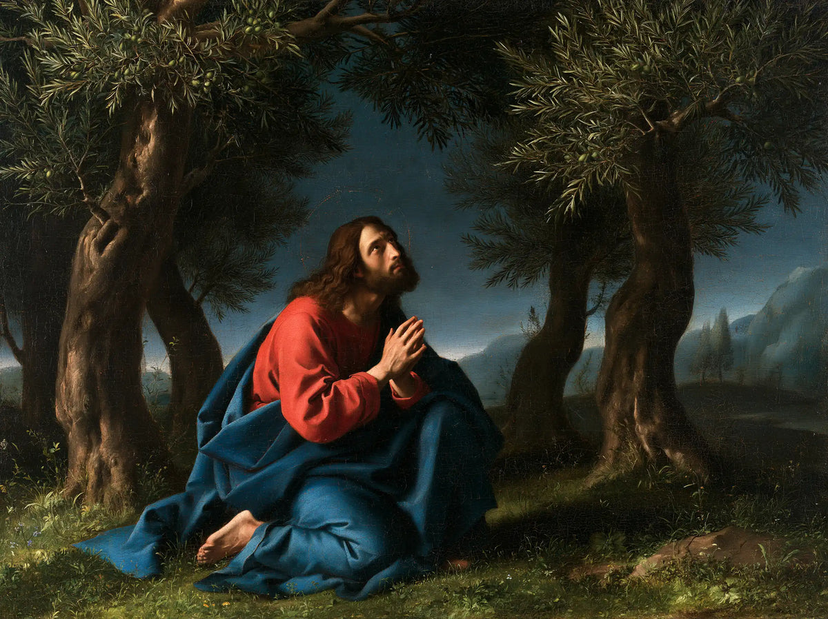 Jesus in Gethsemane - Florentine Renaissance · Landscape n° 7