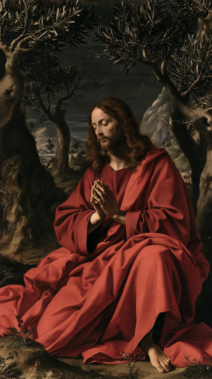 Jesus in Gethsemane - Florentine Renaissance · Portrait n° 2