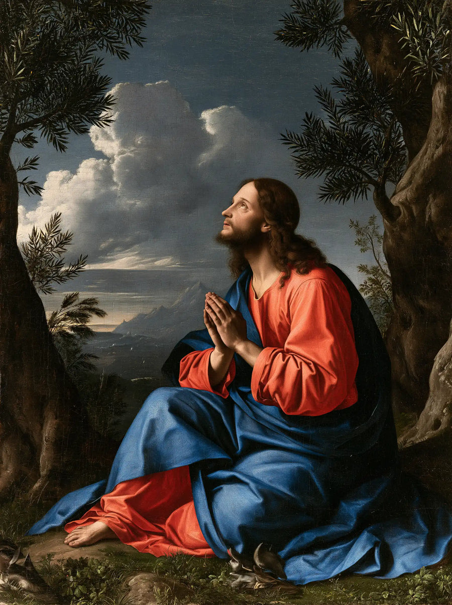 Jesus in Gethsemane — Hope beneath the Great Cloud
