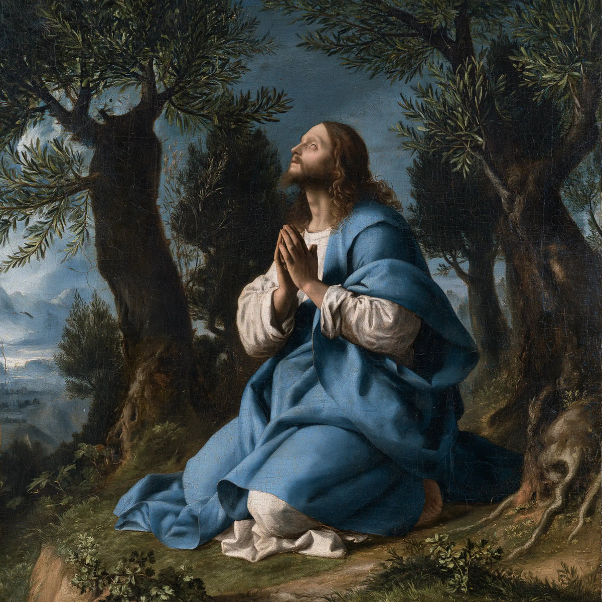 Jesus in Gethsemane - Florentine Renaissance · Square n° 1