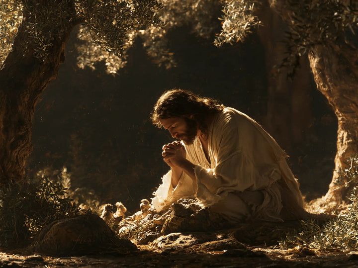 Jesus in Gethsemane — Orison beside the Small Stones