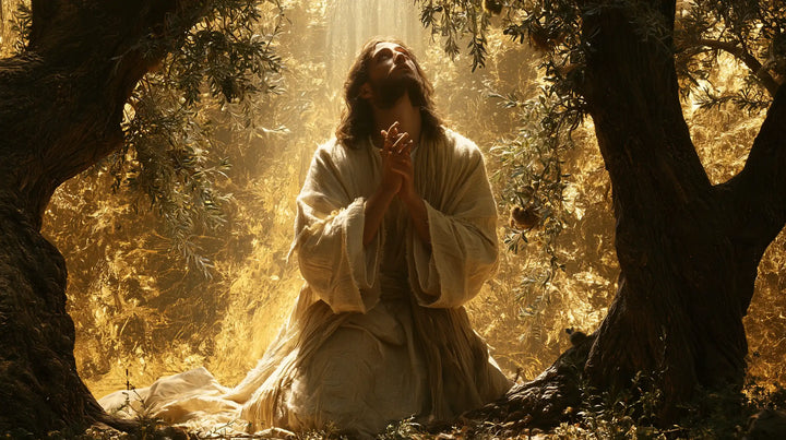 Jesus in Gethsemane — Prayer in the Doorway of Light