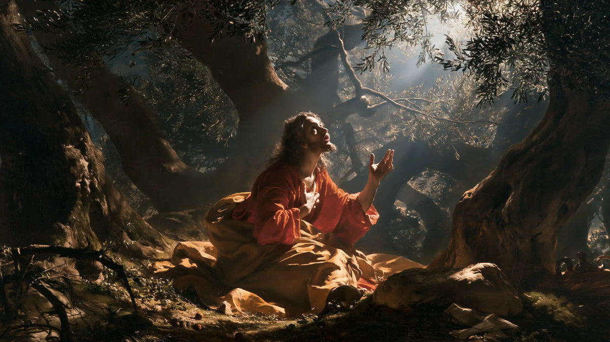 Jesus in Gethsemane - Theatrical Baroque · Landscape n° 12