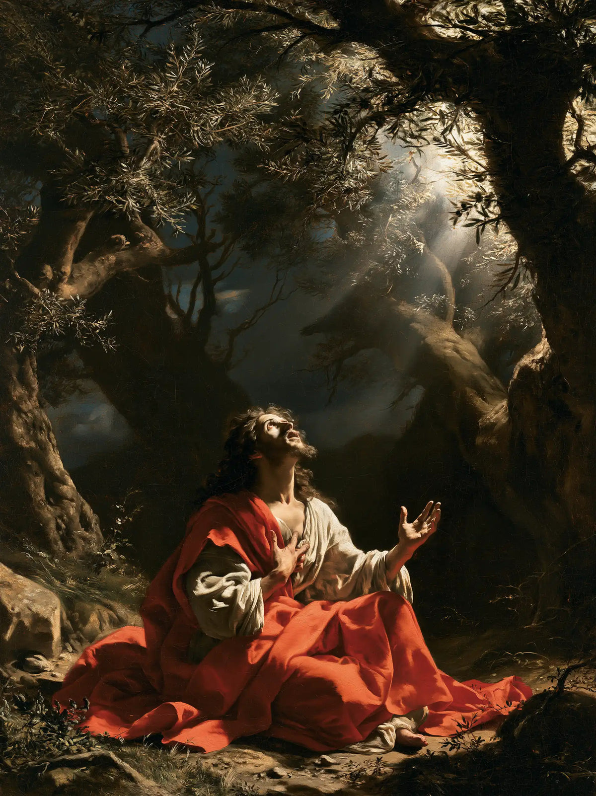 Jesus in Gethsemane - Theatrical Baroque · Portrait n° 12