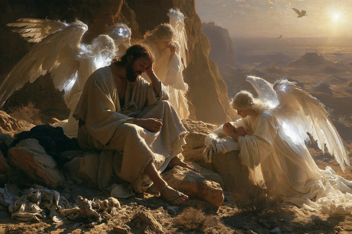 Jesus in the Desert - Angels After the Temptation · Landscape n° 15