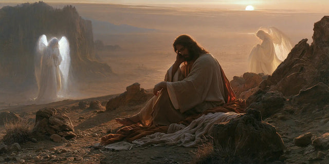 Jesus in the Desert - Angels After the Temptation · Landscape n° 21
