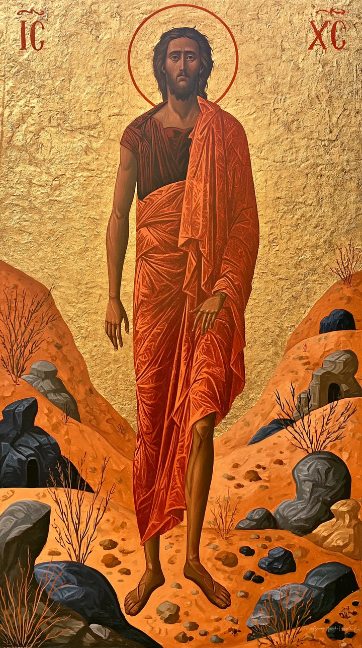 Jesus in the Desert - Contemporary Byzantine · Portrait n° 24