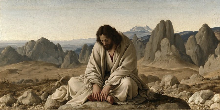 Jesus in the Desert - Florentine Renaissance · Landscape n° 23