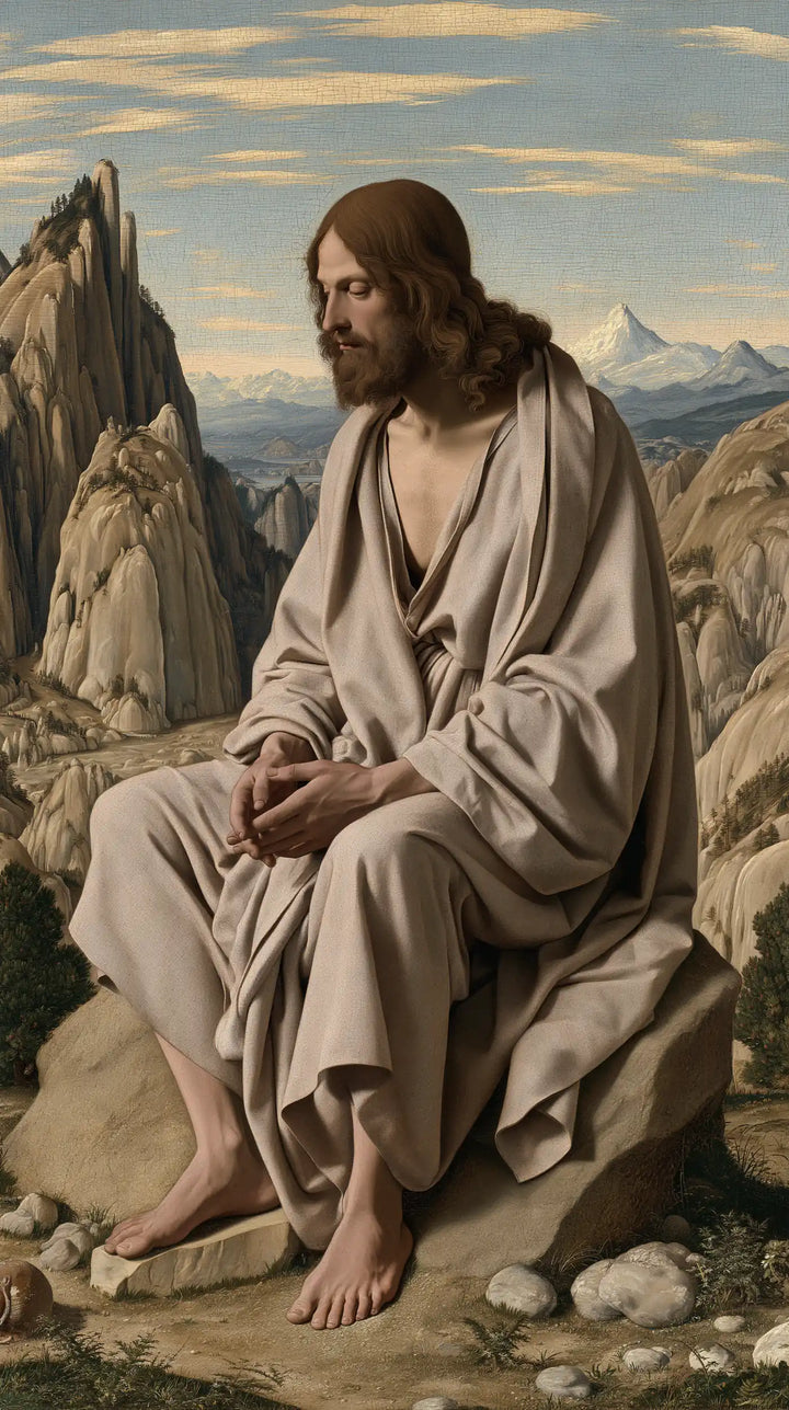 Jesus in the Desert - Florentine Renaissance · Portrait n° 17