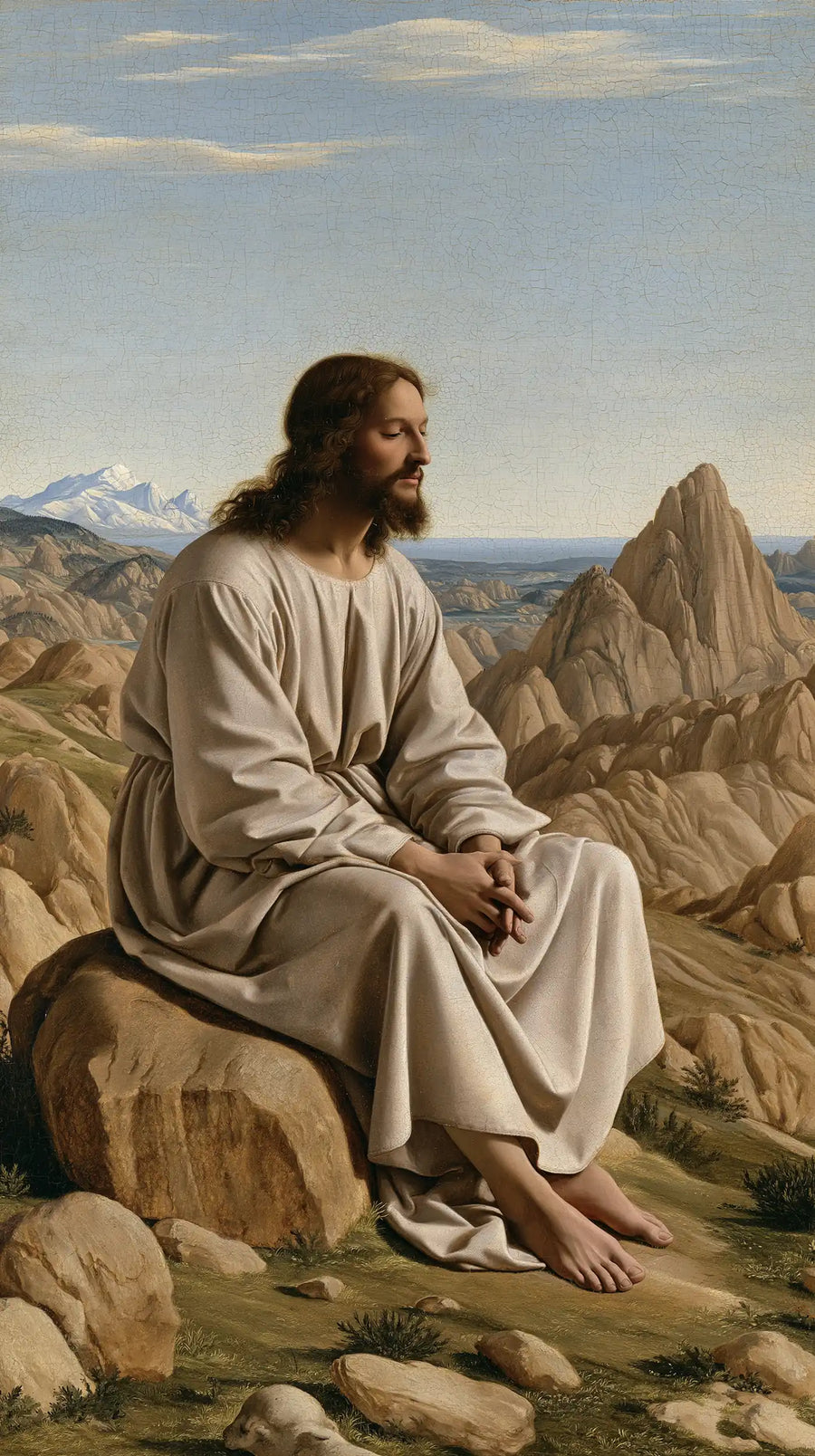 Jesus in the Desert - Florentine Renaissance · Portrait n° 28