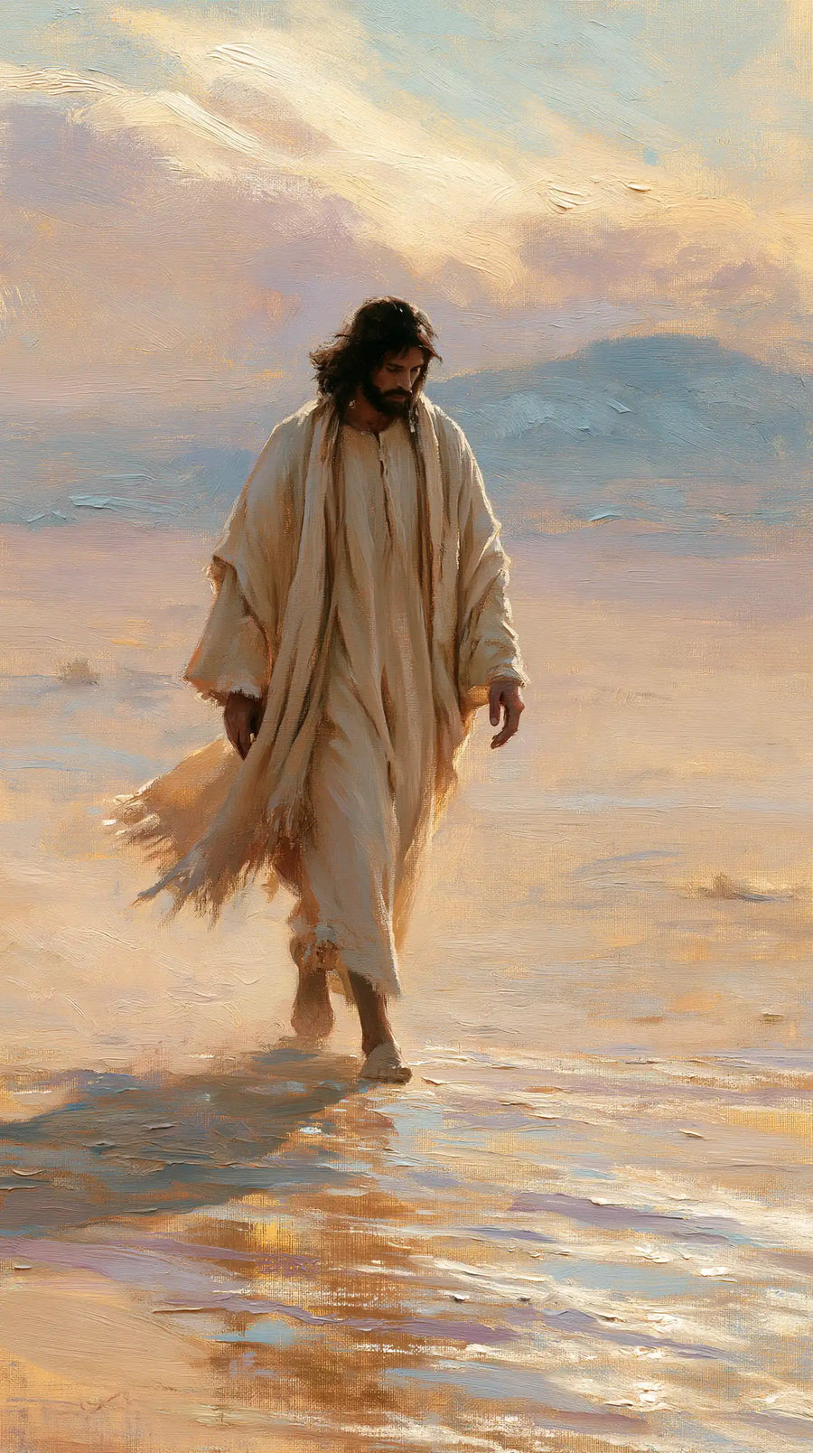 Jesus in the Desert - Impressionist · Portrait n° 1