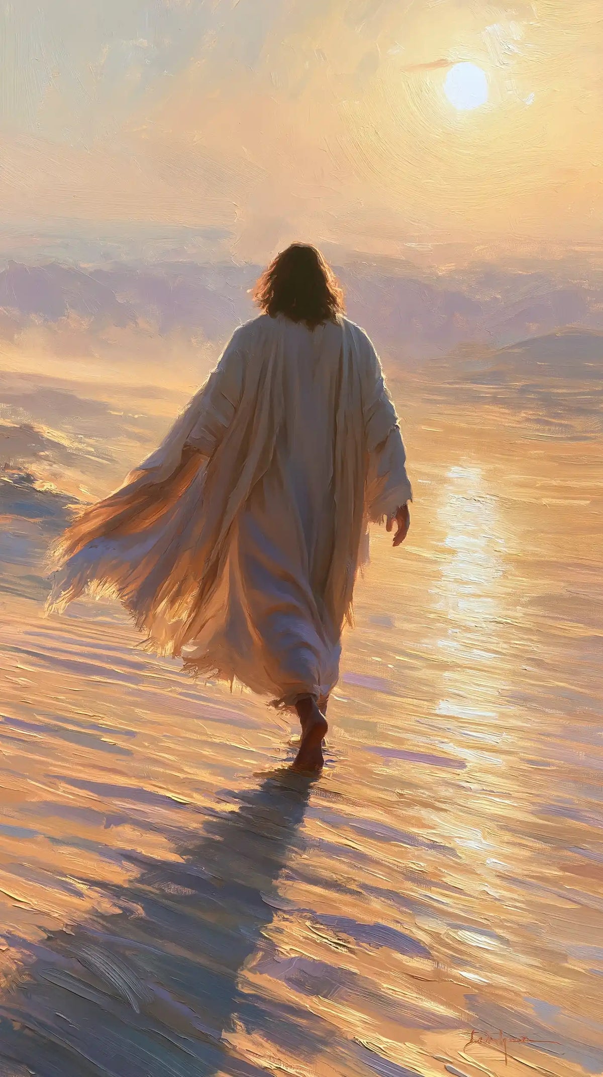 Jesus in the Desert - Impressionist · Portrait n° 12