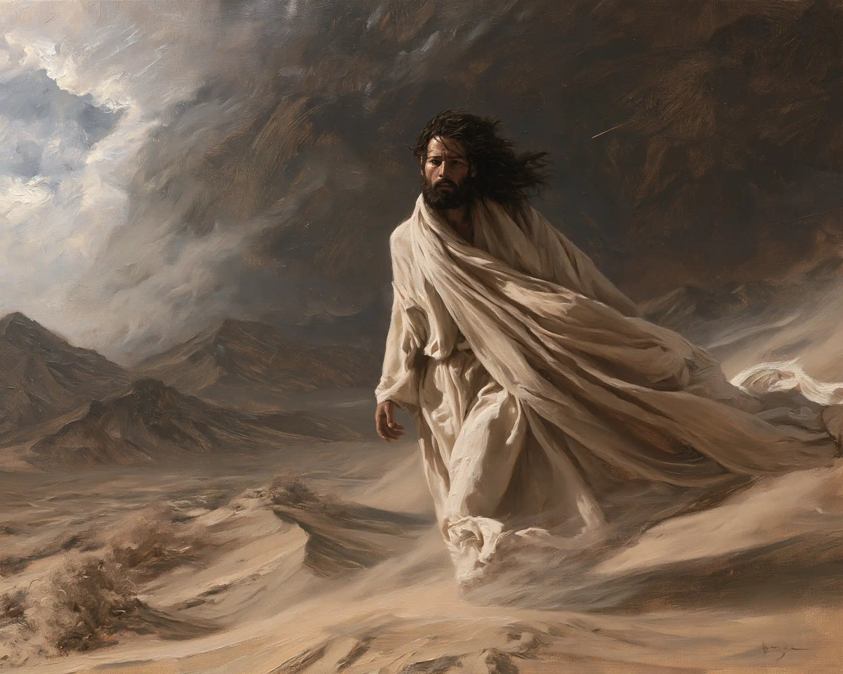 Jesus in the Desert — The Step in the Swell of Sand