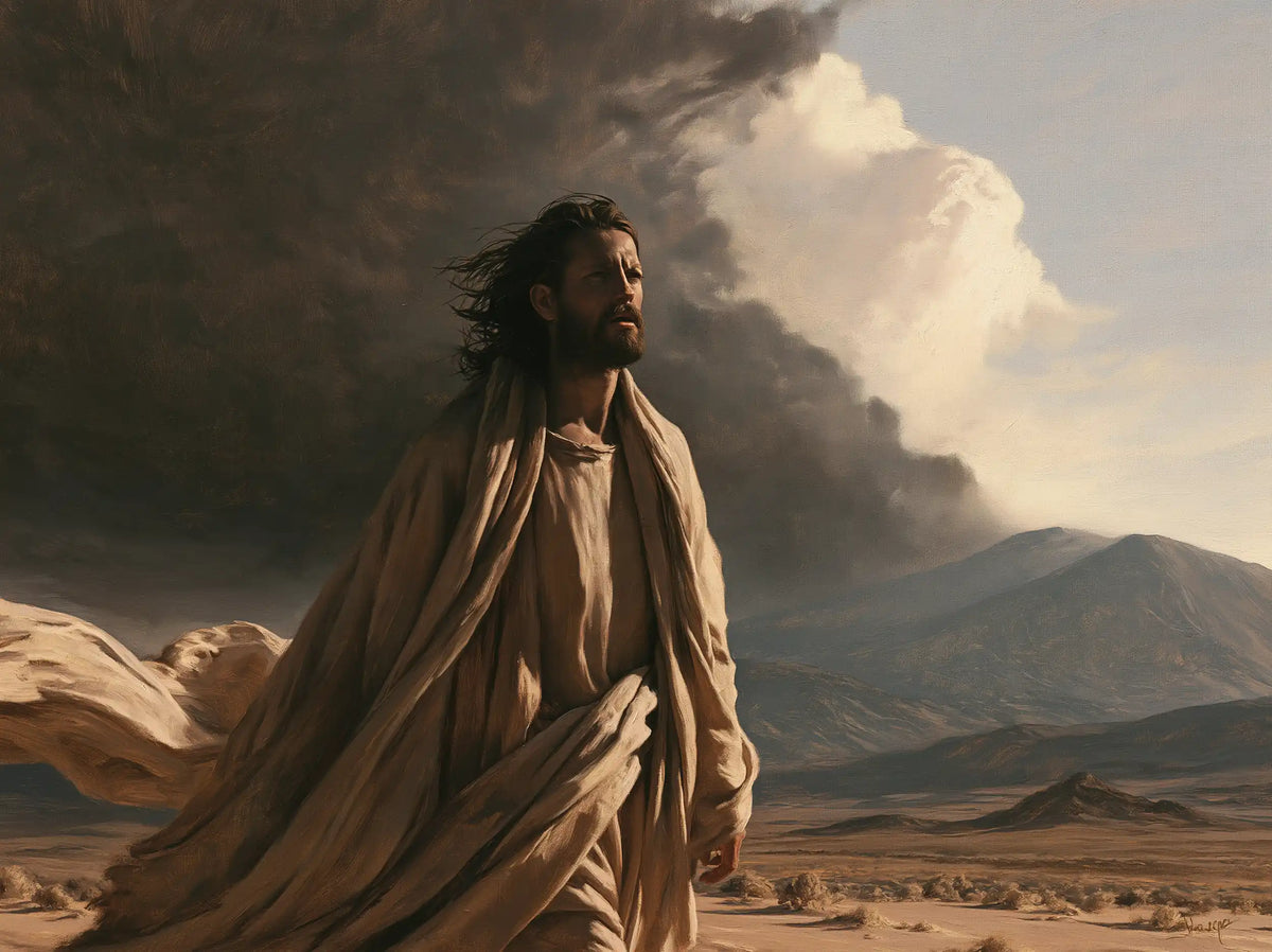 Jesus in the Desert — The Wind over Tawny Lands