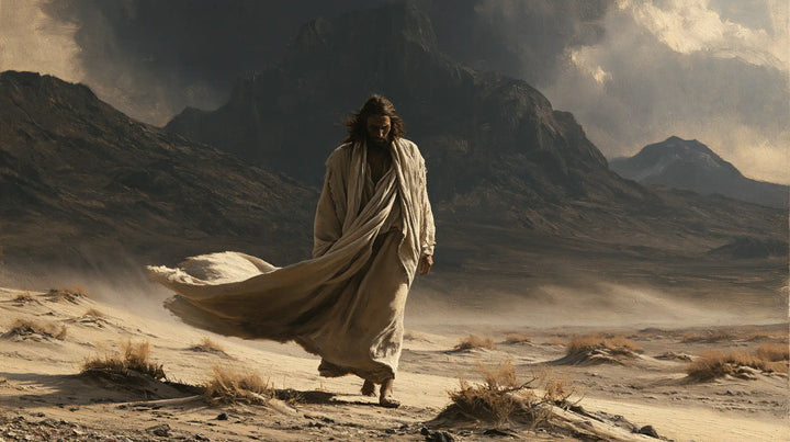 Jesus in the Desert — The Train in the Breath of Bare Lands