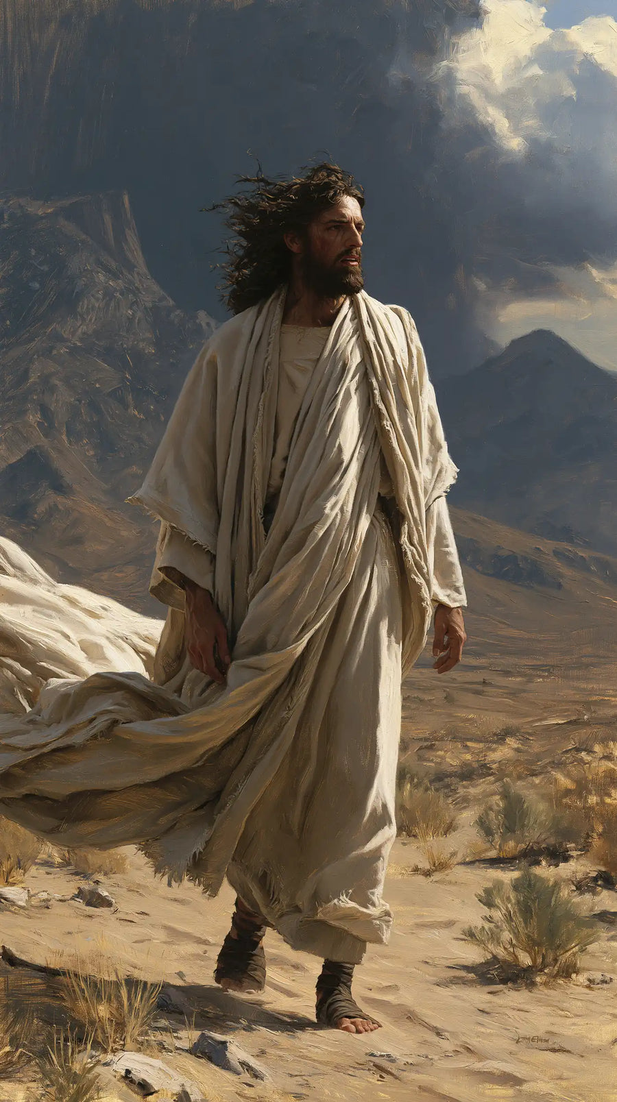 Jesus in the Desert - The Inner Struggle · Portrait n° 26