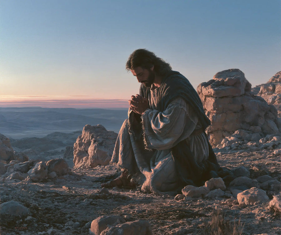 Jesus in the Desert - Jesus in Prayer · Landscape n° 3