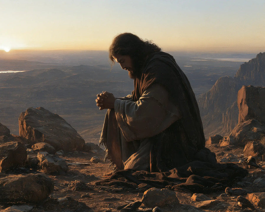 Jesus in the Desert - Jesus in Prayer · Landscape n° 8