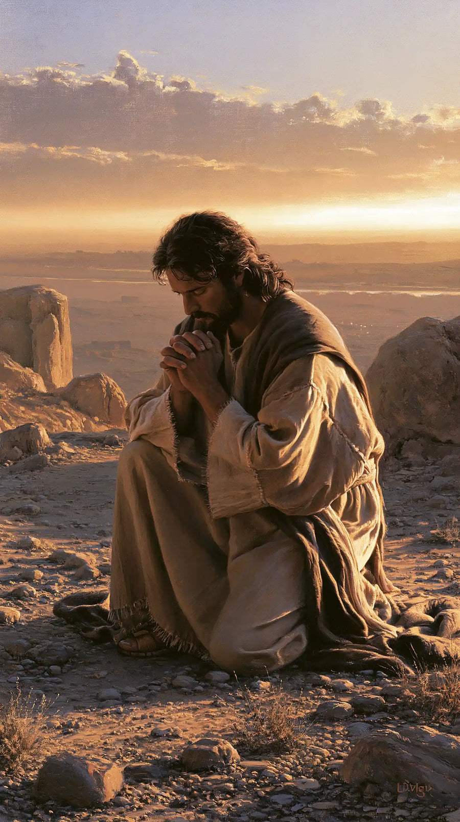 Jesus in the Desert - Jesus in Prayer · Portrait n° 29