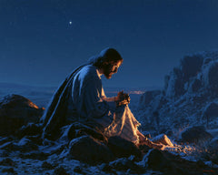 Jesus in the Desert — The Vigil above the Blue Valley