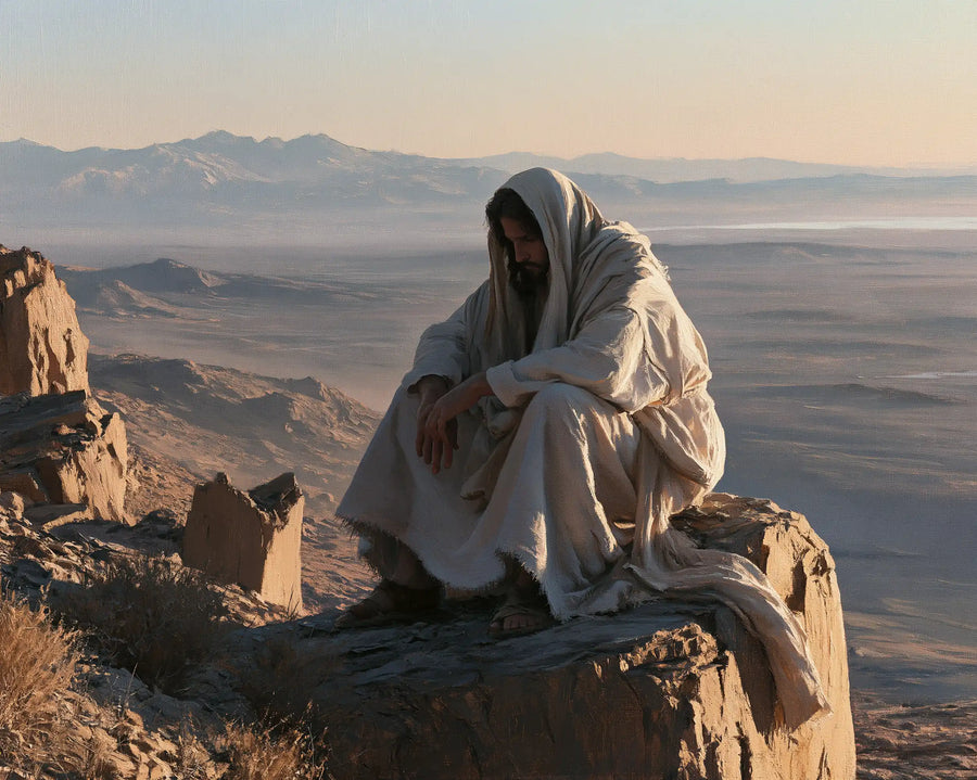 Jesus in the Desert - The Silence of the Desert · Landscape n° 6
