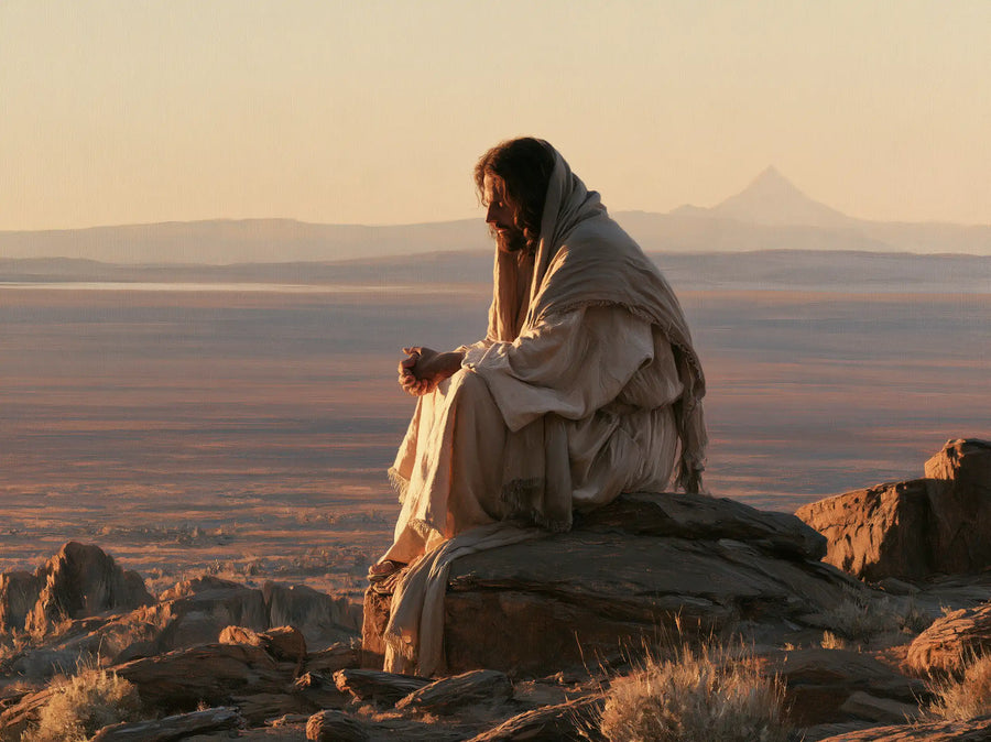 Jesus in the Desert - The Silence of the Desert · Landscape n° 9