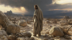 Jesus in the Desert — The Backward Gaze in the Stony Plain