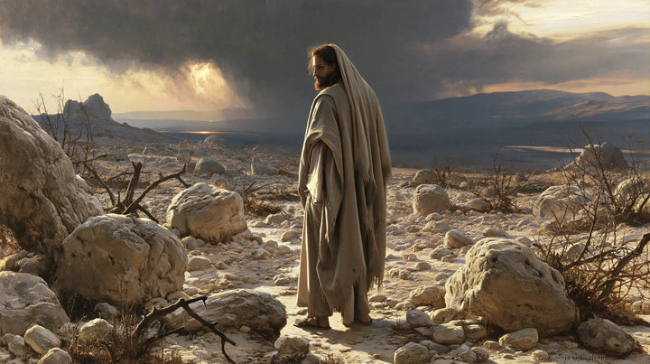 Jesus in the Desert — The Backward Gaze in the Stony Plain