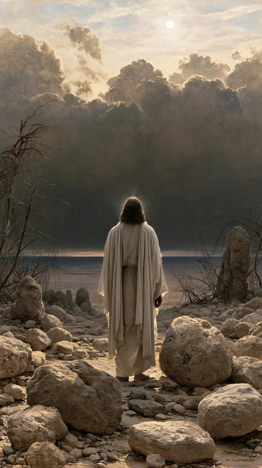 Jesus in the Desert - Symbolist · Portrait n° 14