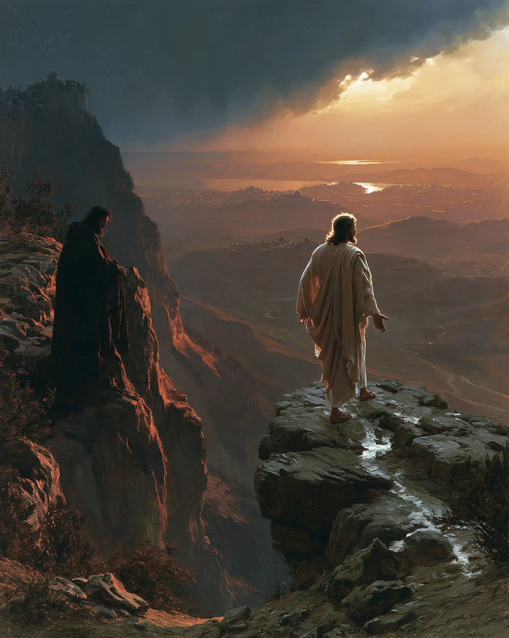 Jesus in the Desert — The Silver Thread upon the Ledge