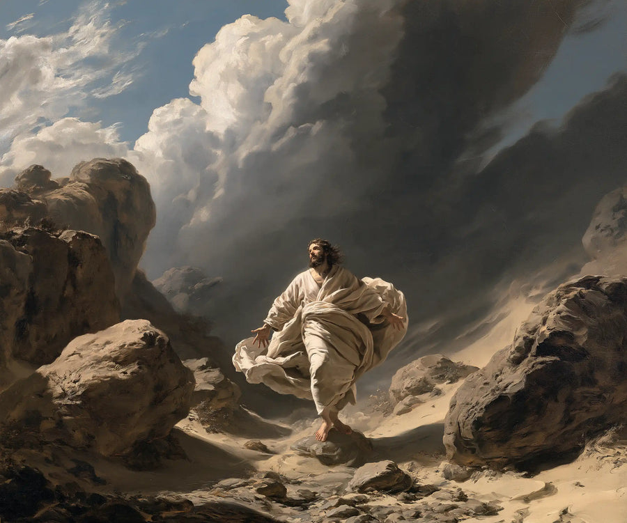 Jesus in the Desert - Theatrical Baroque · Landscape n° 4