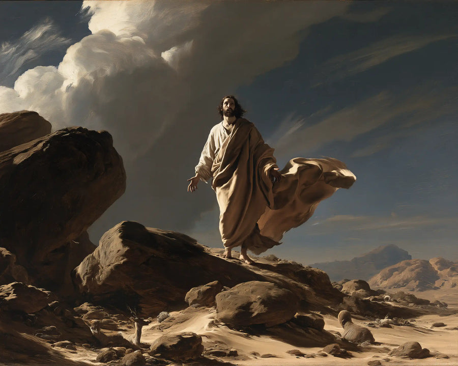 Jesus in the Desert - Theatrical Baroque · Landscape n° 5