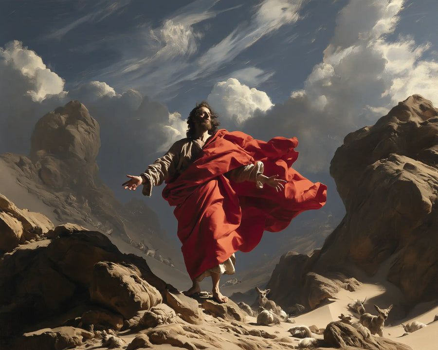 Jesus in the Desert - Theatrical Baroque · Landscape n° 8