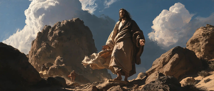 Jesus in the Desert - Theatrical Baroque · Landscape n° 25