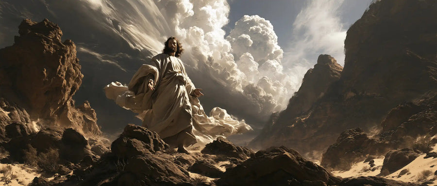 Jesus in the Desert - Theatrical Baroque · Landscape n° 27