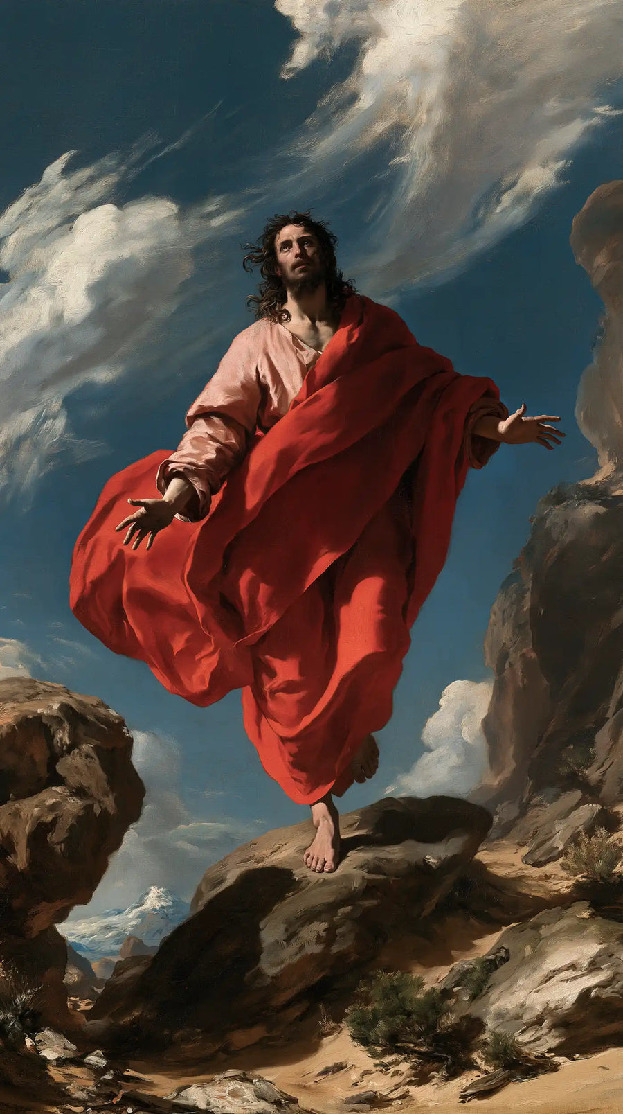 Jesus in the Desert - Theatrical Baroque · Portrait n° 2