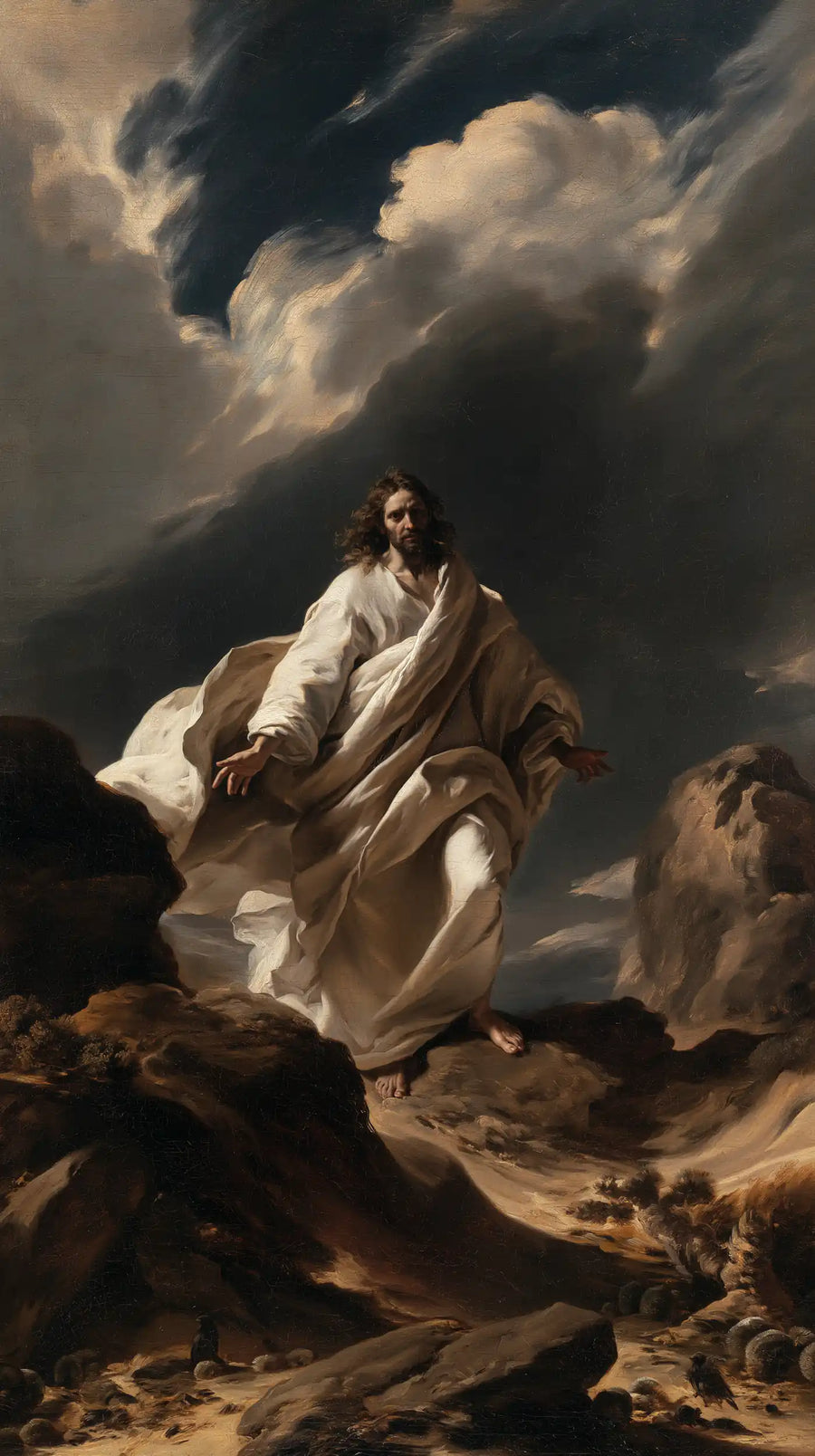 Jesus in the Desert - Theatrical Baroque · Portrait n° 11