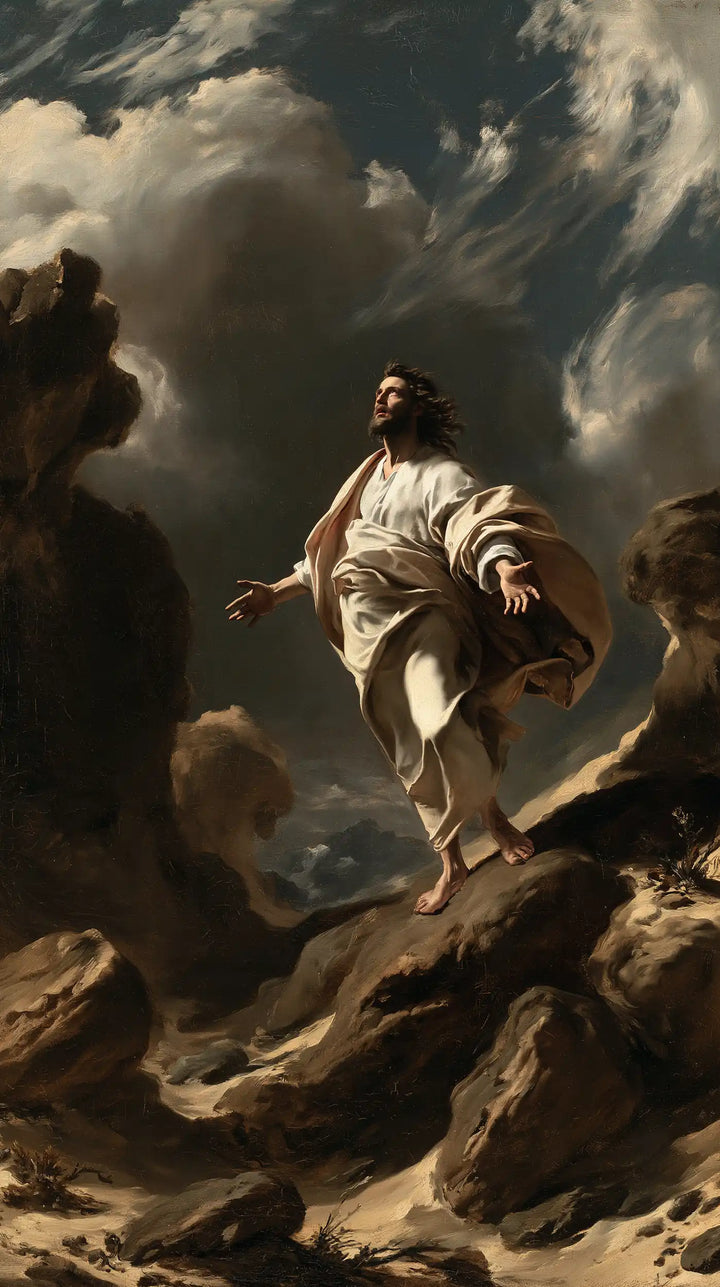 Jesus in the Desert - Theatrical Baroque · Portrait n° 13