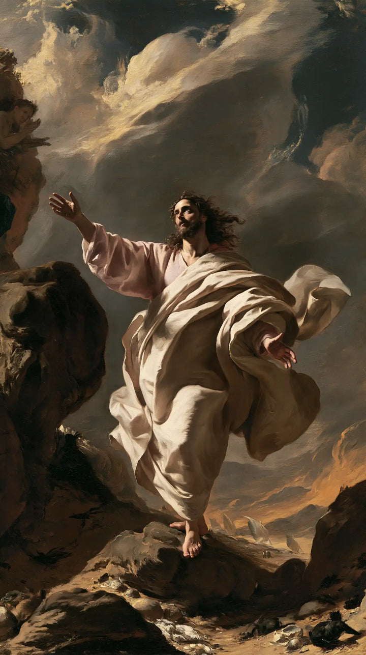 Jesus in the Desert - Theatrical Baroque · Portrait n° 18
