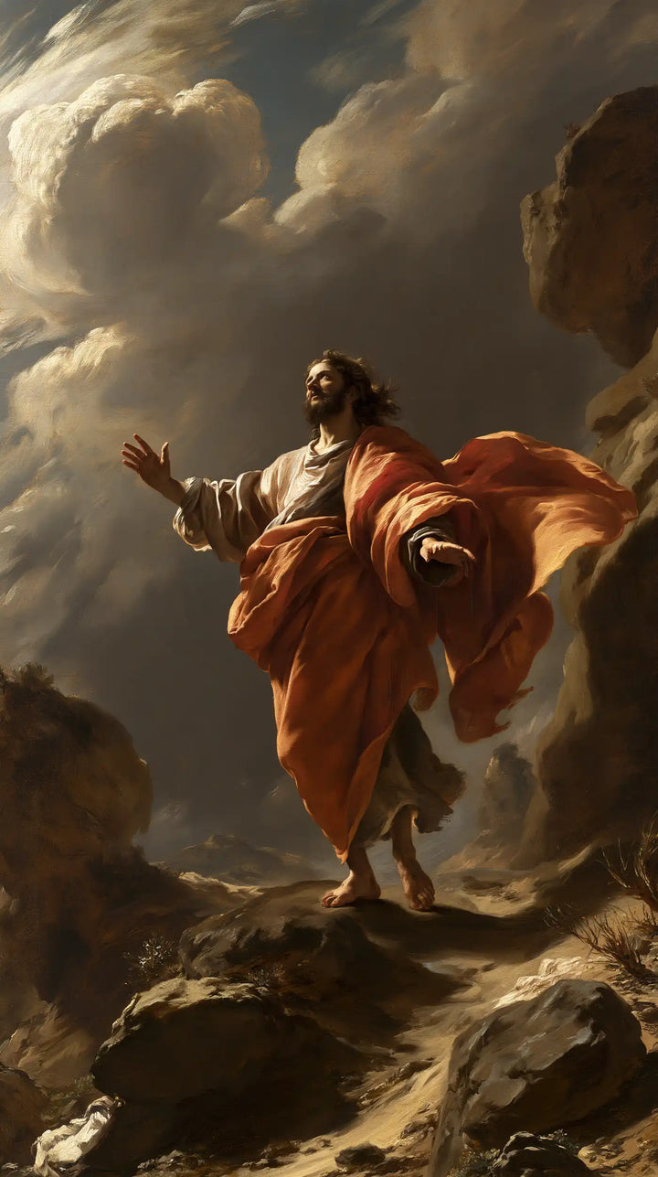 Jesus in the Desert - Theatrical Baroque · Portrait n° 25