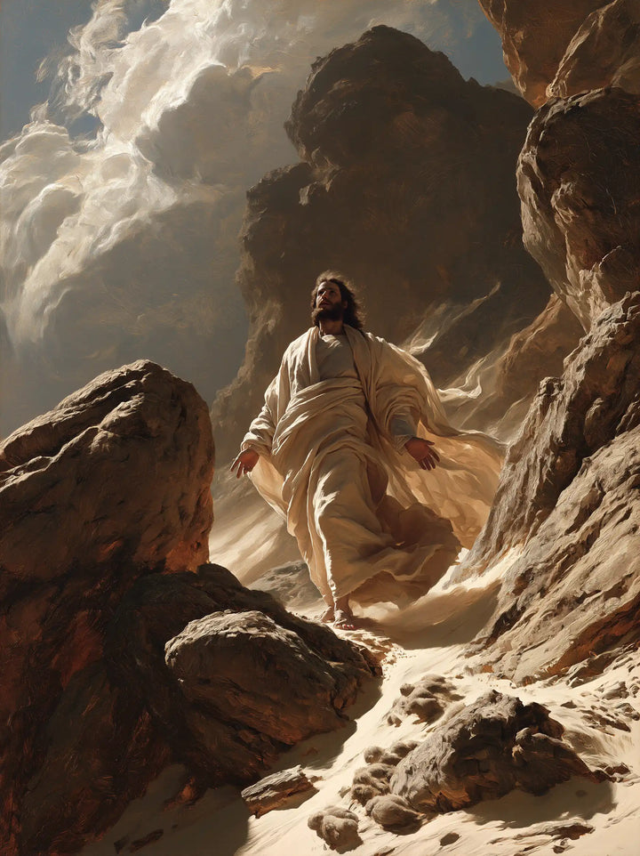 Jesus in the Desert - Theatrical Baroque · Portrait n° 34