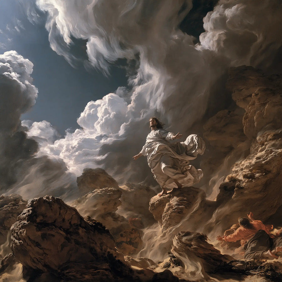 Jesus in the Desert - Theatrical Baroque · Square n° 3