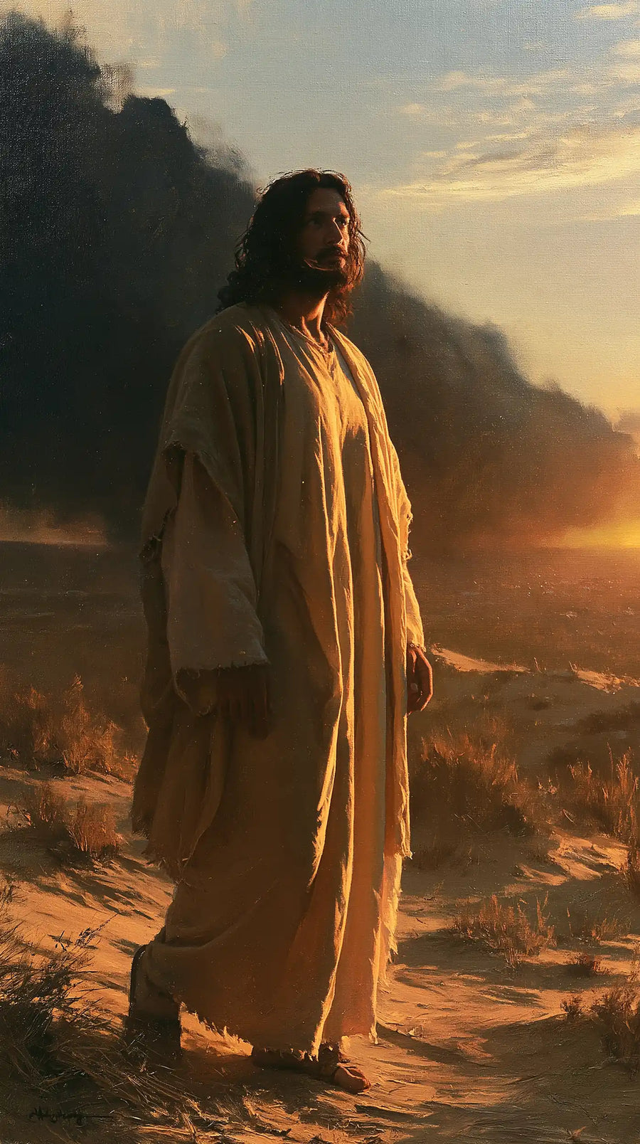 Jesus in the Desert - Victory Over Temptation · Portrait n° 11