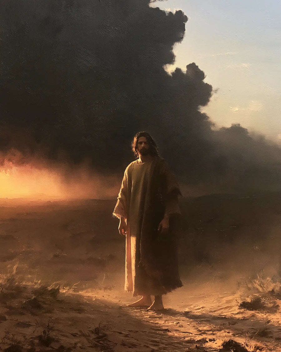 Jesus in the Desert - Victory Over Temptation · Portrait n° 35