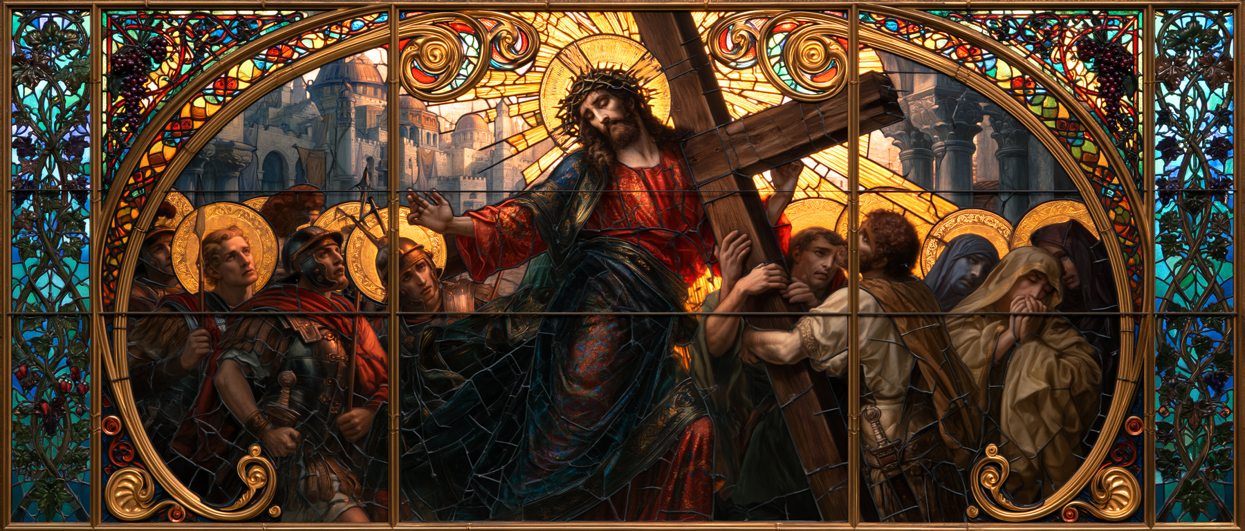 The Stations of the Cross - Sacred Art Nouveau · Landscape n° 12