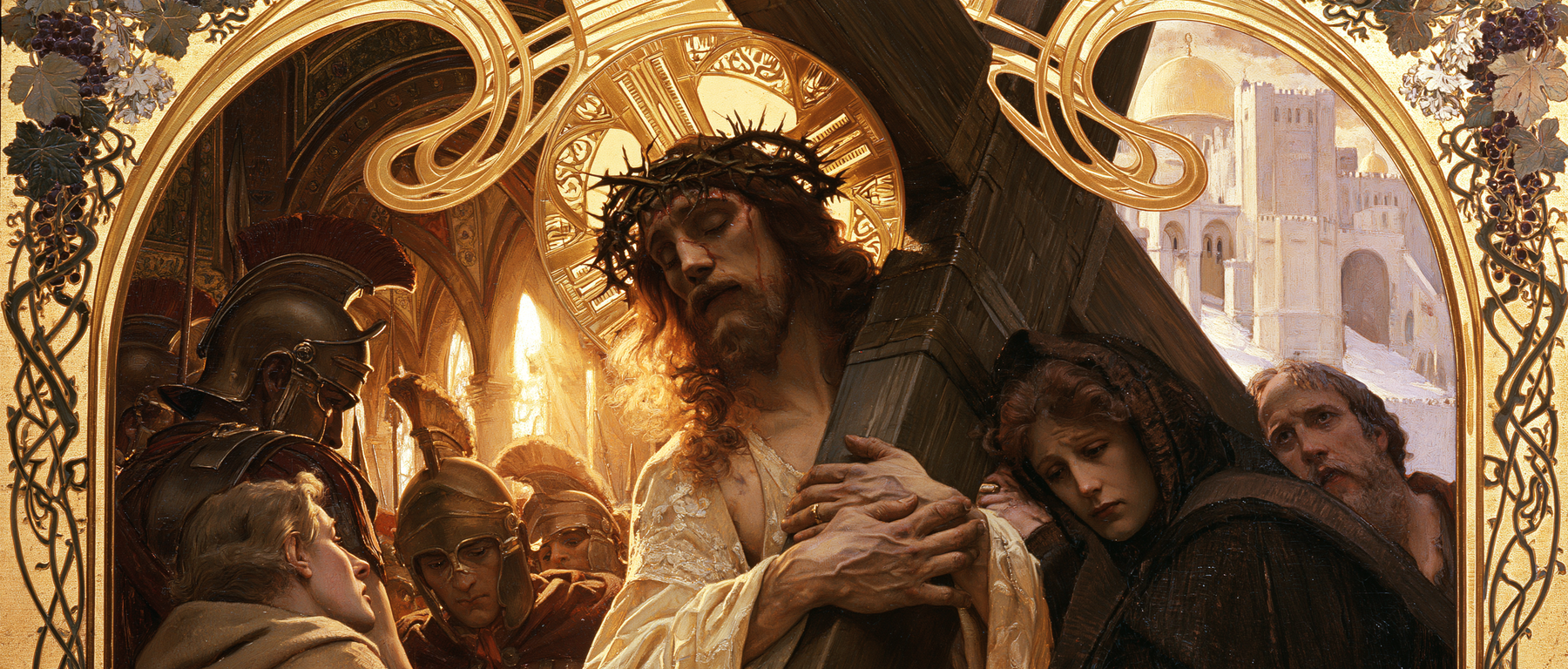 The Stations of the Cross - Sacred Art Nouveau · Landscape n° 13