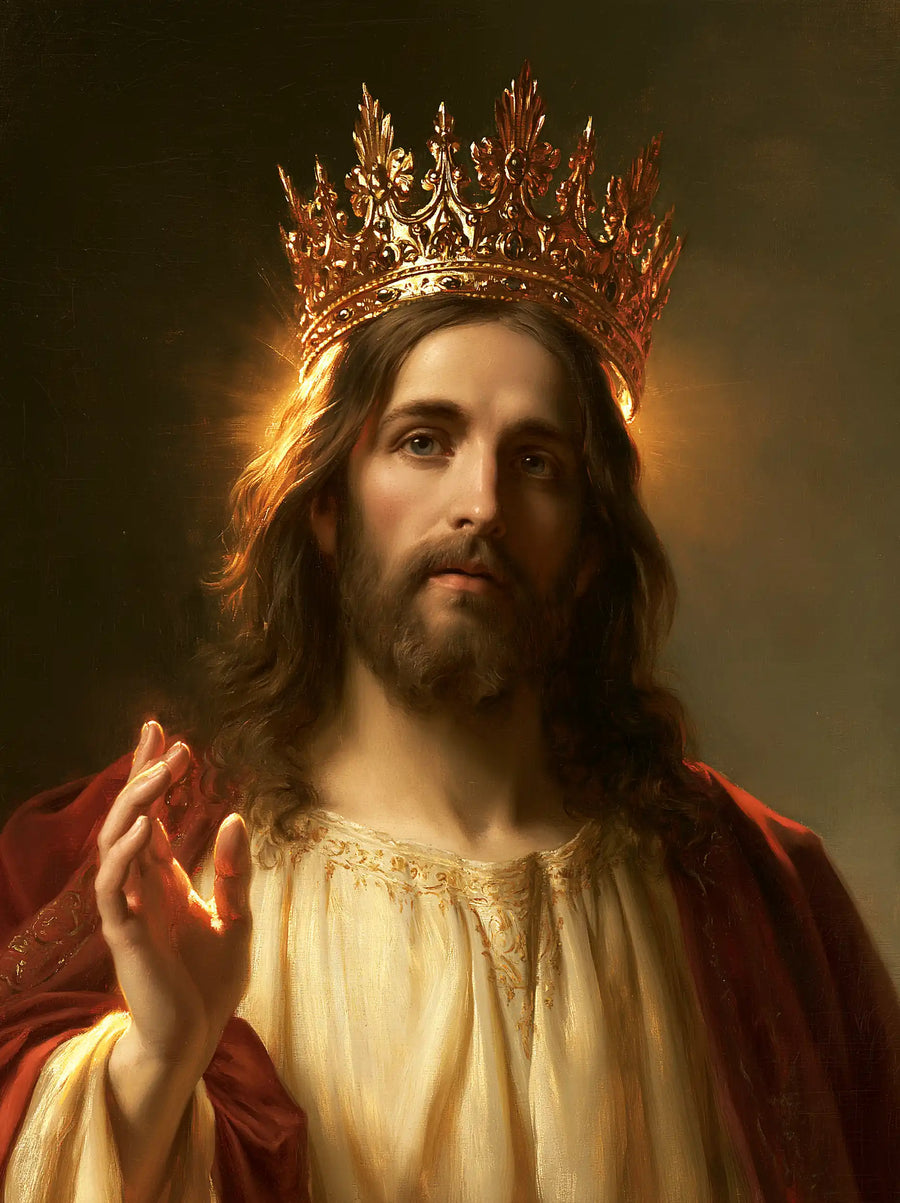 Jesus the King - Close Royal Portrait · Portrait n° 8