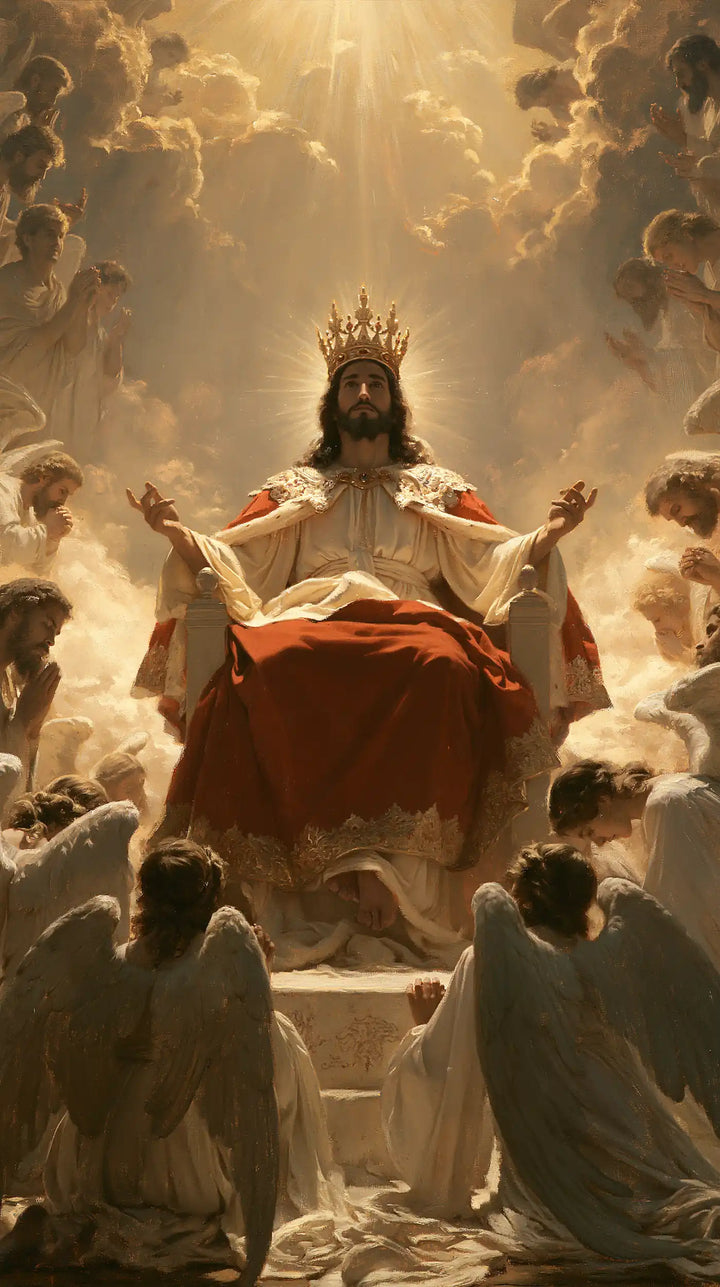 Jesus the King - Jesus the King with Angels · Portrait n° 6